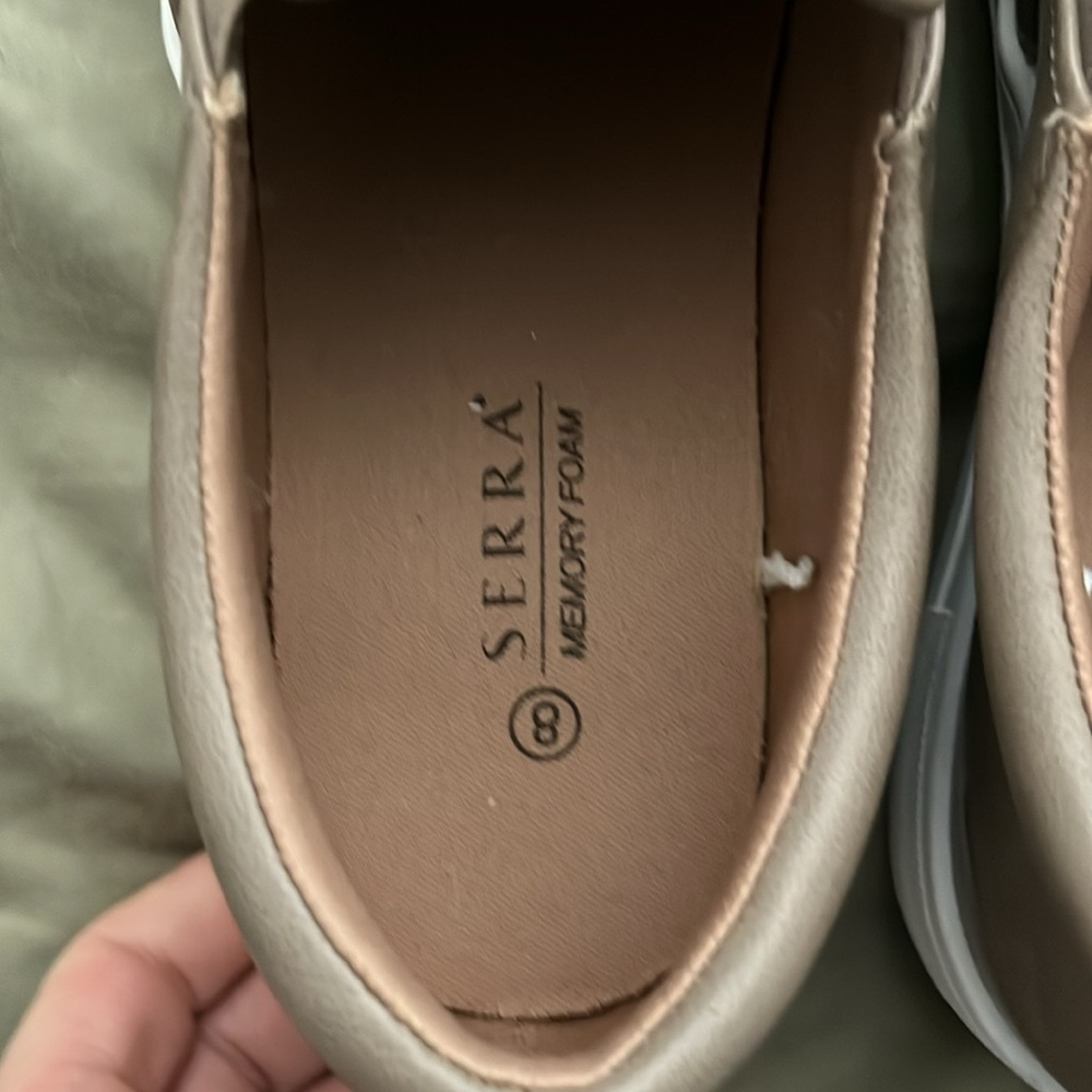 Brown Quilted Slip Ons - Picture 4 of 5